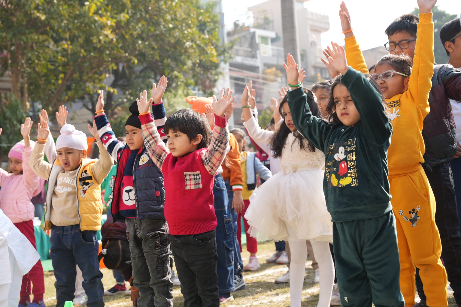 Kids sitting together at Konnectly